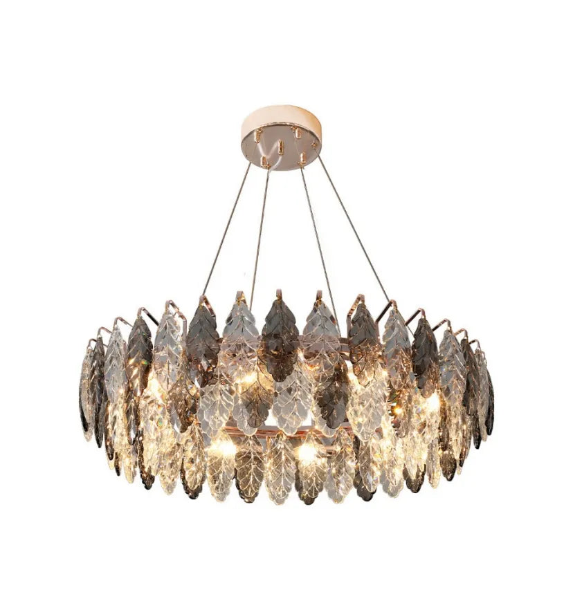 Jonas Leaf Crystal Chandelier - NexioPick