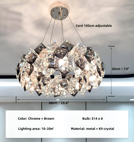 Jonas Scale Crystal Chandelier - NexioPick