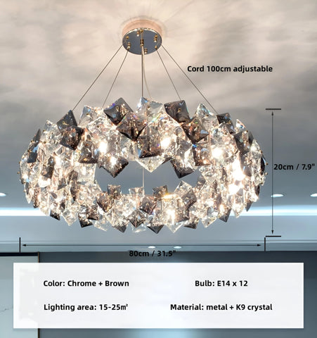Jonas Scale Crystal Chandelier - NexioPick