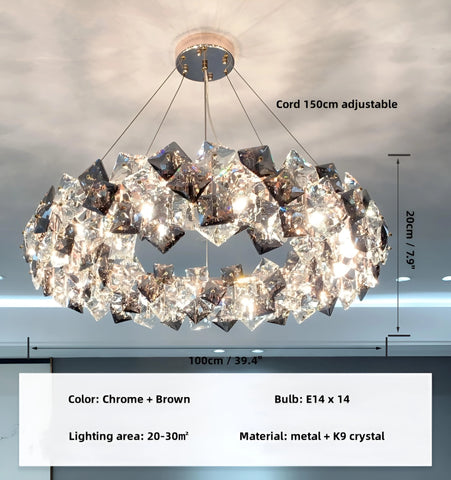 Jonas Scale Crystal Chandelier - NexioPick