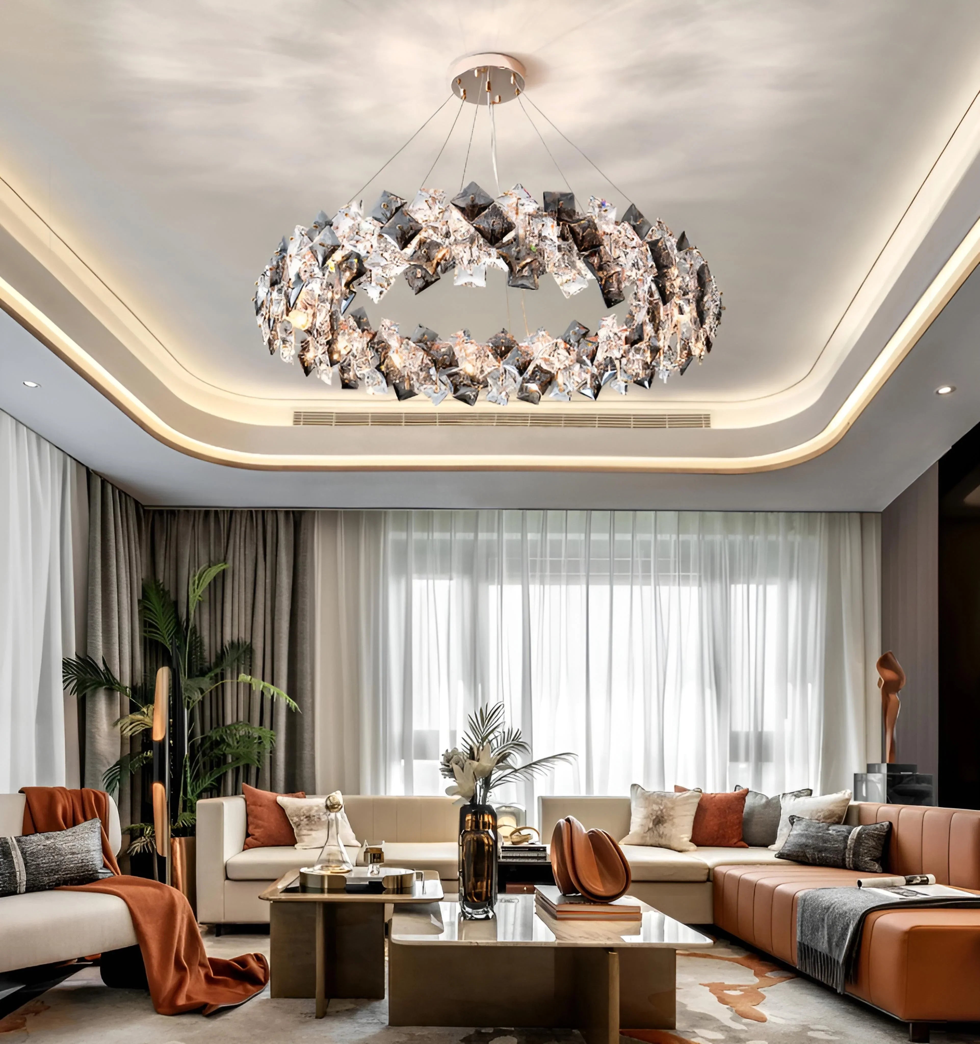 Jonas Scale Crystal Chandelier - NexioPick