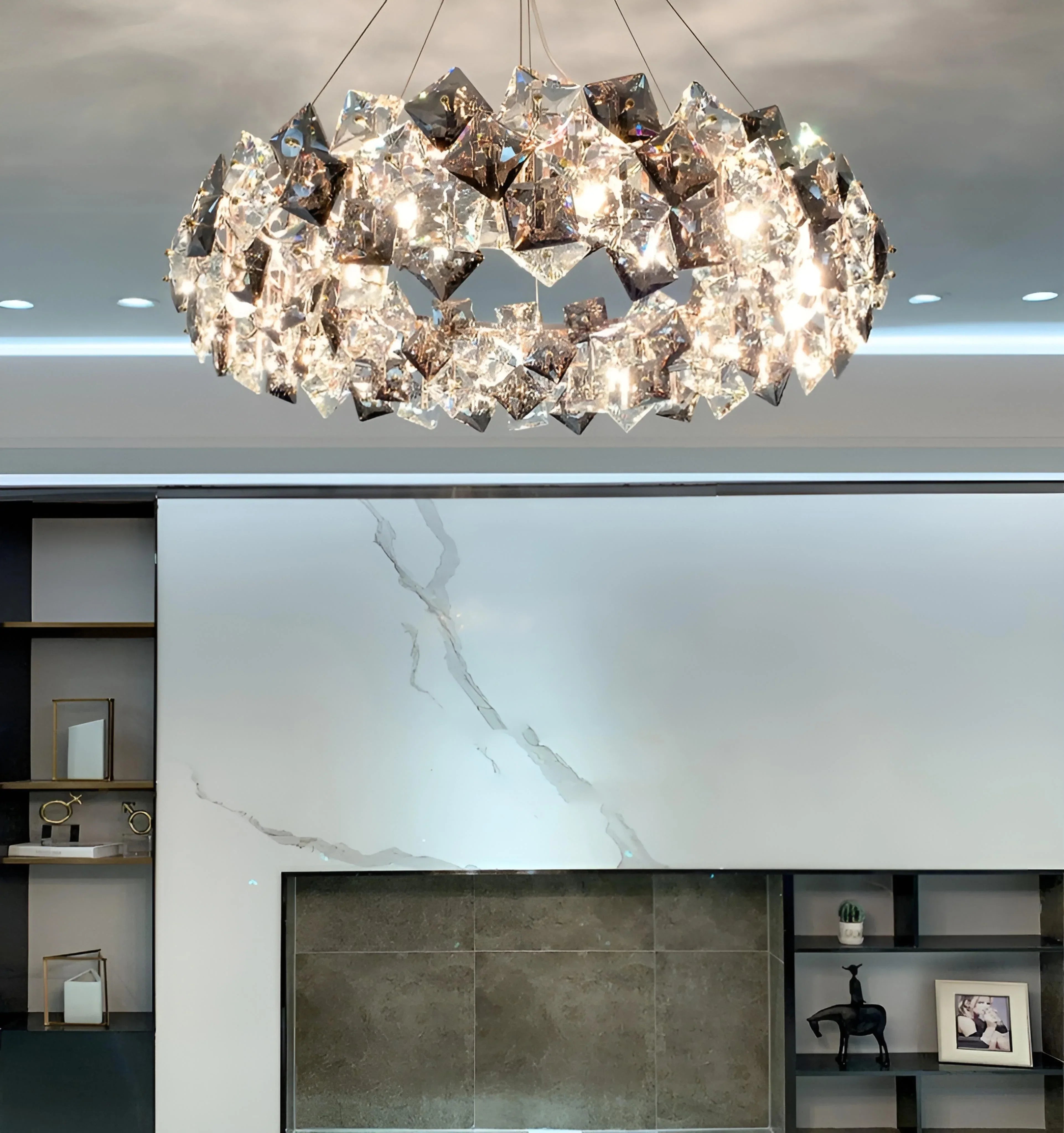 Jonas Scale Crystal Chandelier - NexioPick