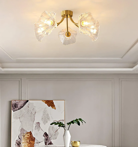 Kalin Flower Glass Ceiling Lamp - NexioPick