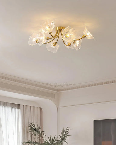 Kalin Flower Glass Ceiling Lamp - NexioPick