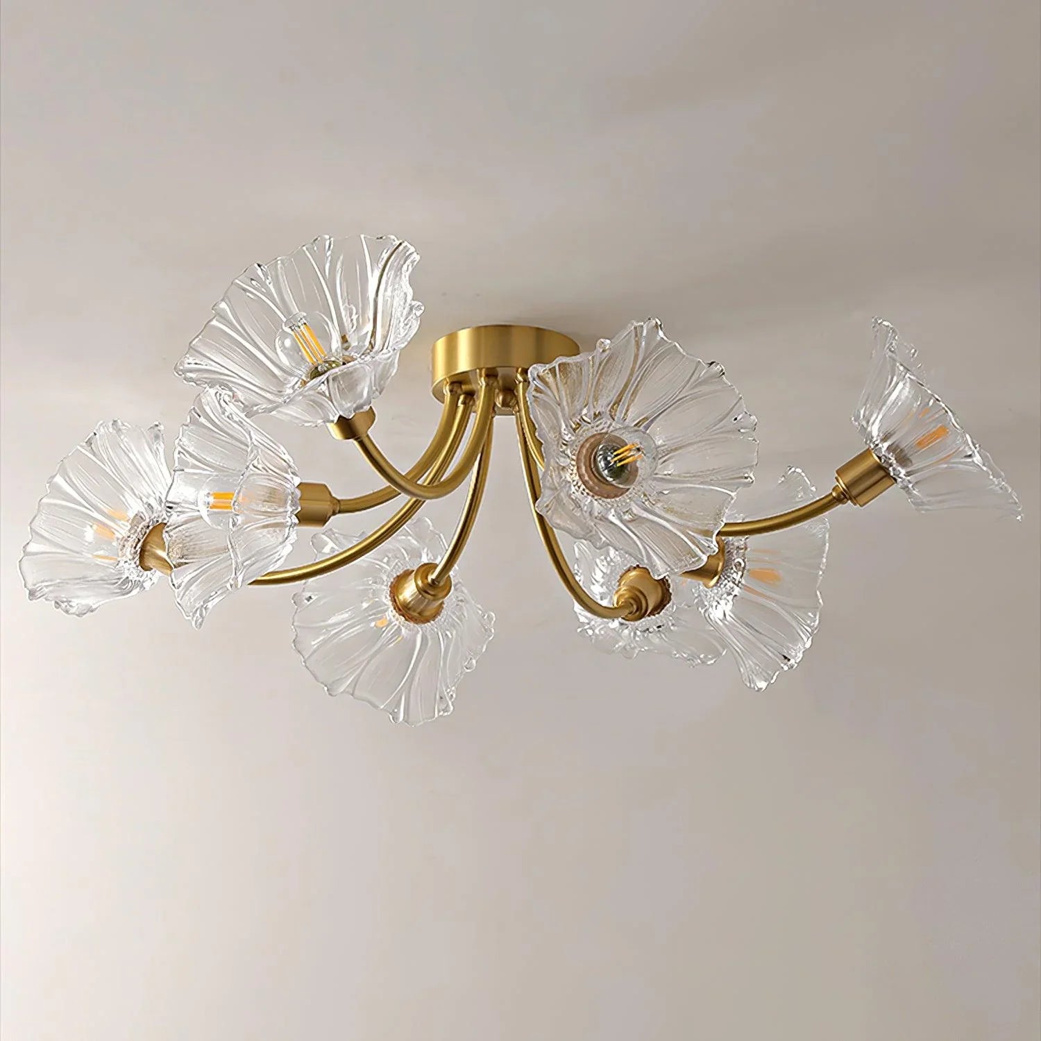 Kalin Flower Glass Ceiling Lamp - NexioPick