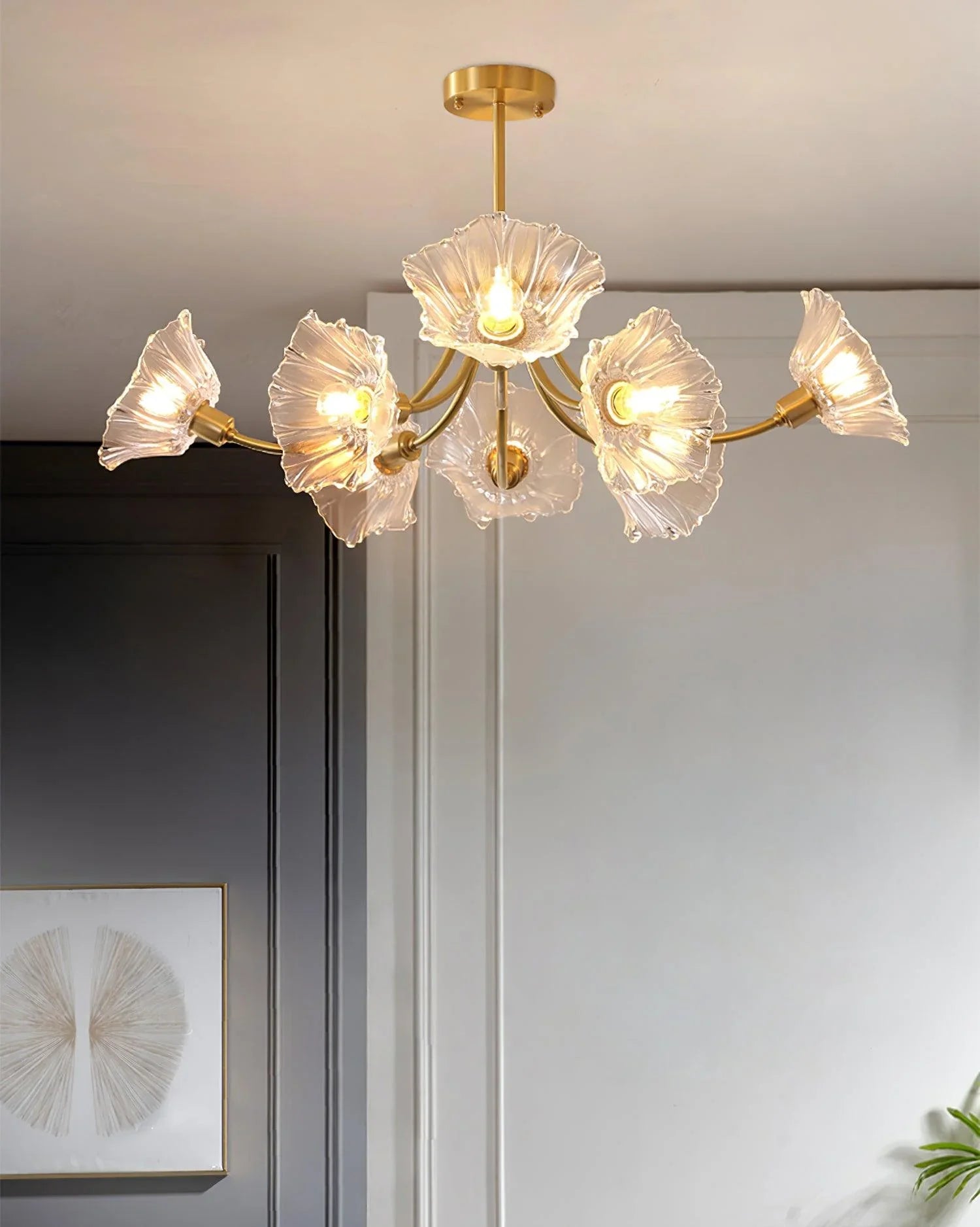 Kalin Flower Glass Chandelier - NexioPick