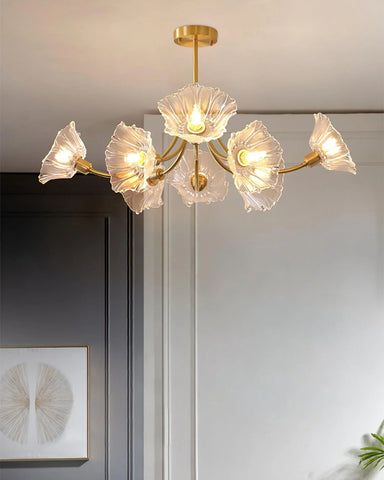 Kalin Flower Glass Chandelier - NexioPick