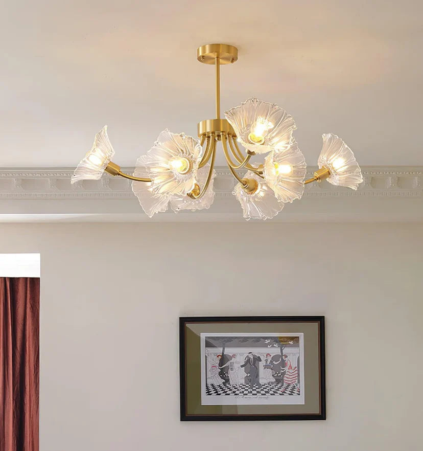 Kalin Flower Glass Chandelier - NexioPick