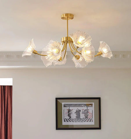 Kalin Flower Glass Chandelier - NexioPick