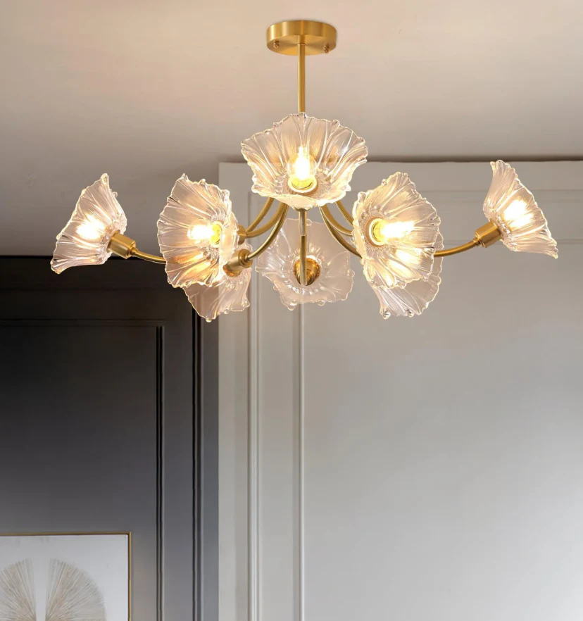 Kalin Flower Glass Chandelier - NexioPick