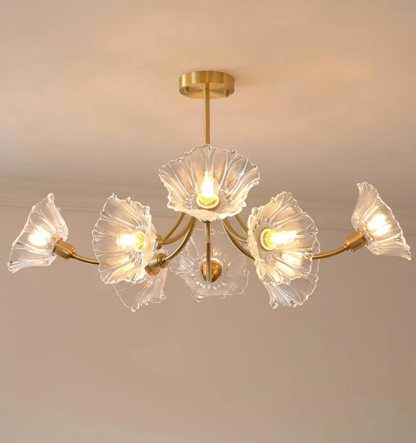 Kalin Flower Glass Chandelier - NexioPick