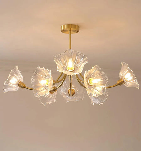 Kalin Flower Glass Chandelier - NexioPick