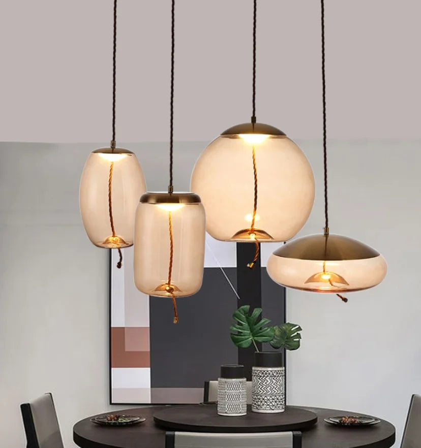 Blown Glass Pendant Light - NexioPick