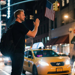LED Ride-Sharing Sign – Bright Windshield Display for Uber & Lyft Drivers