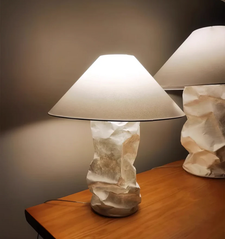 Crinkle Paper Table Lamp - NexioPick