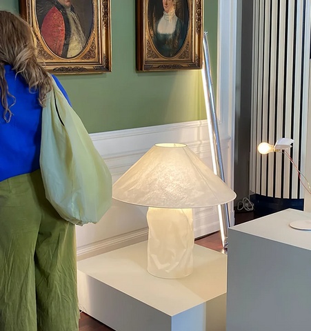 Crinkle Paper Table Lamp - NexioPick