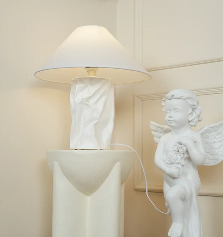 Crinkle Paper Table Lamp - NexioPick