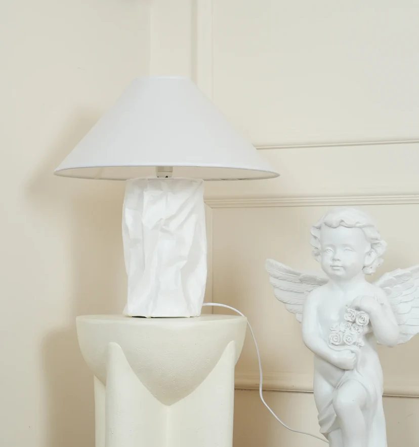 Crinkle Paper Table Lamp - NexioPick