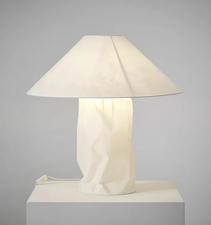 Crinkle Paper Table Lamp - NexioPick