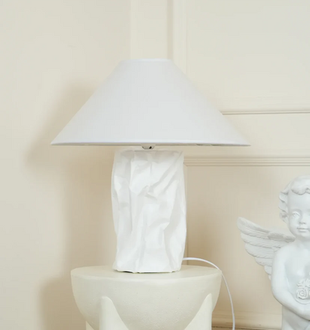 Crinkle Paper Table Lamp - NexioPick