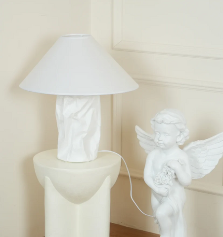 Crinkle Paper Table Lamp - NexioPick
