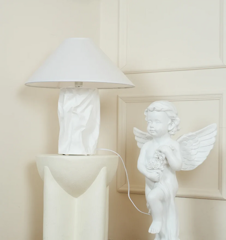 Crinkle Paper Table Lamp - NexioPick