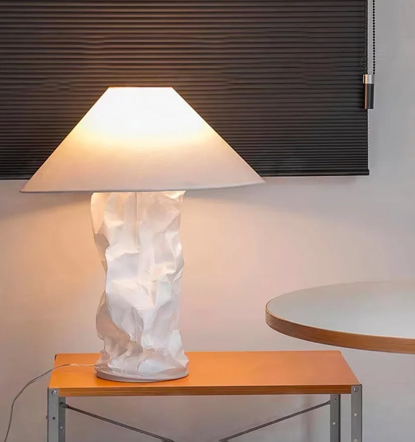 Crinkle Paper Table Lamp - NexioPick
