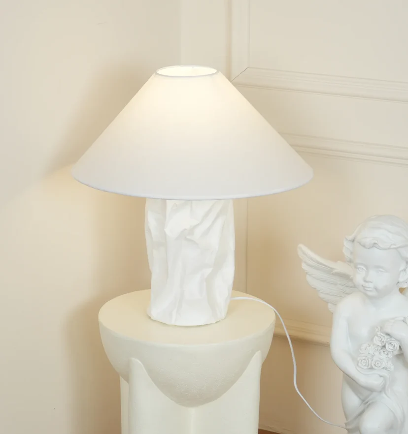 Crinkle Paper Table Lamp - NexioPick