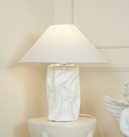 Crinkle Paper Table Lamp - NexioPick