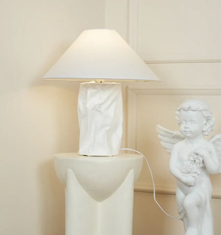 Crinkle Paper Table Lamp - NexioPick