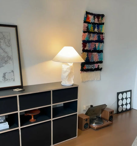 Crinkle Paper Table Lamp - NexioPick