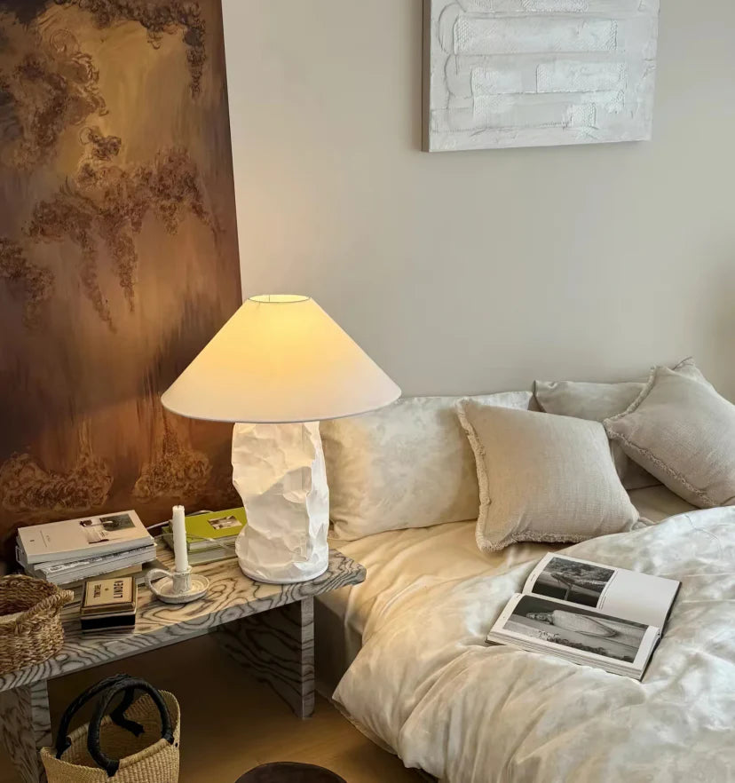 Crinkle Paper Table Lamp - NexioPick