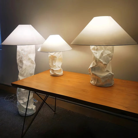 Crinkle Paper Table Lamp - NexioPick