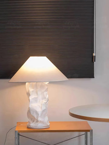 Crinkle Paper Table Lamp - NexioPick