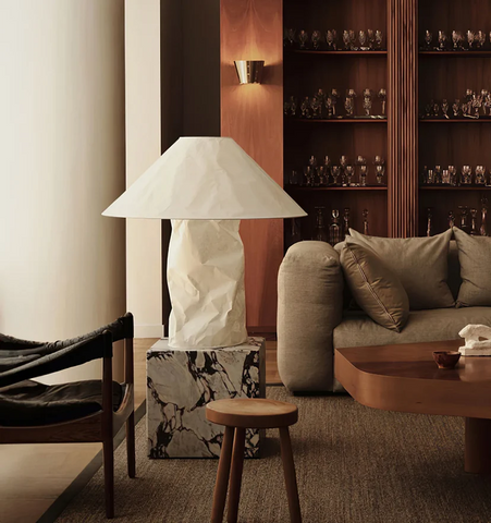 Crinkle Paper Table Lamp - NexioPick