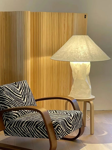 Crinkle Paper Table Lamp - NexioPick