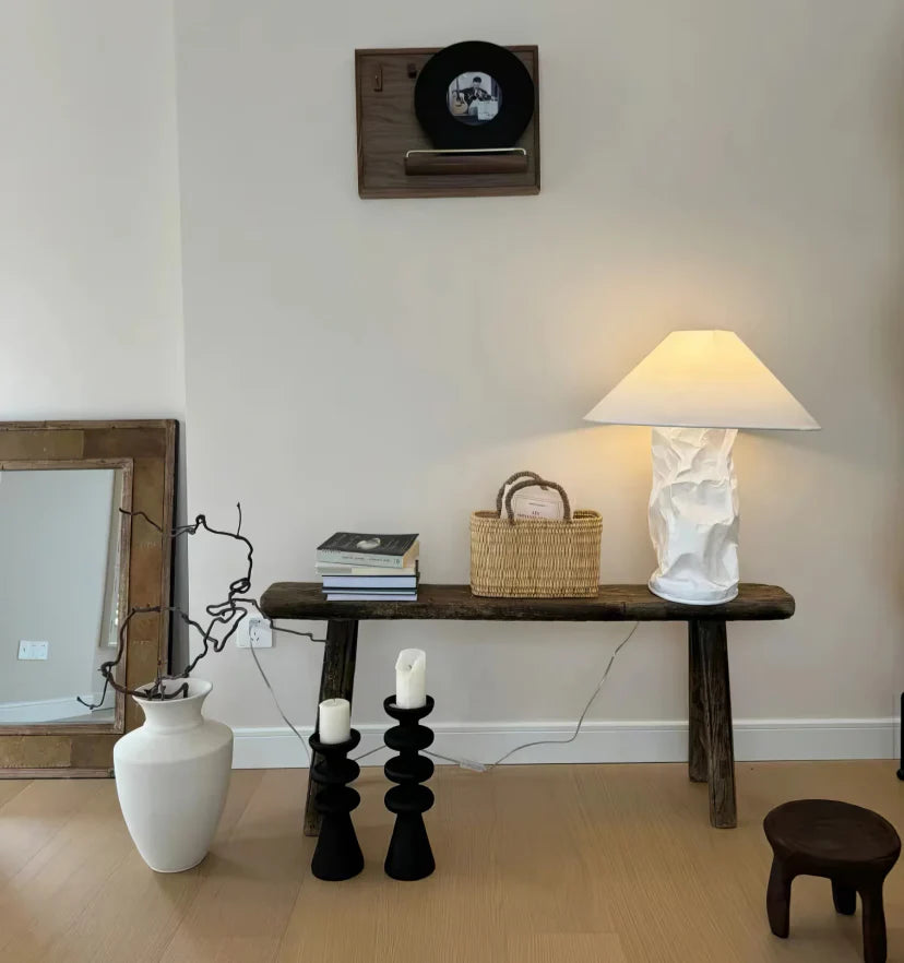 Crinkle Paper Table Lamp - NexioPick