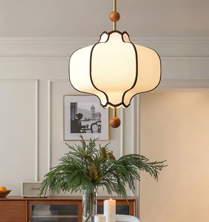 Lantern Fabric Pendant Light - NexioPick