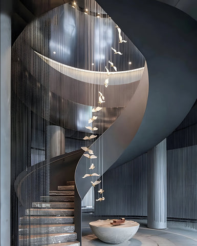 Large Seagull Chandelier