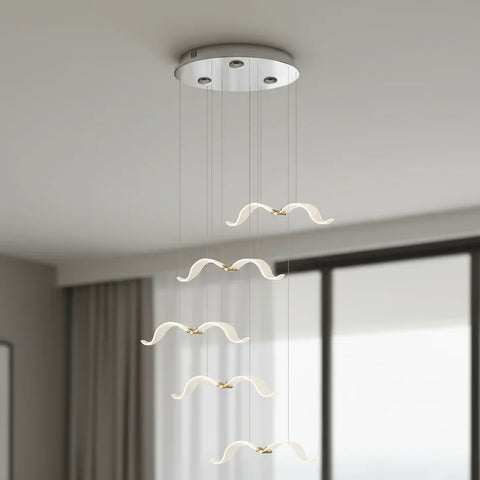 Large Seagull Chandelier