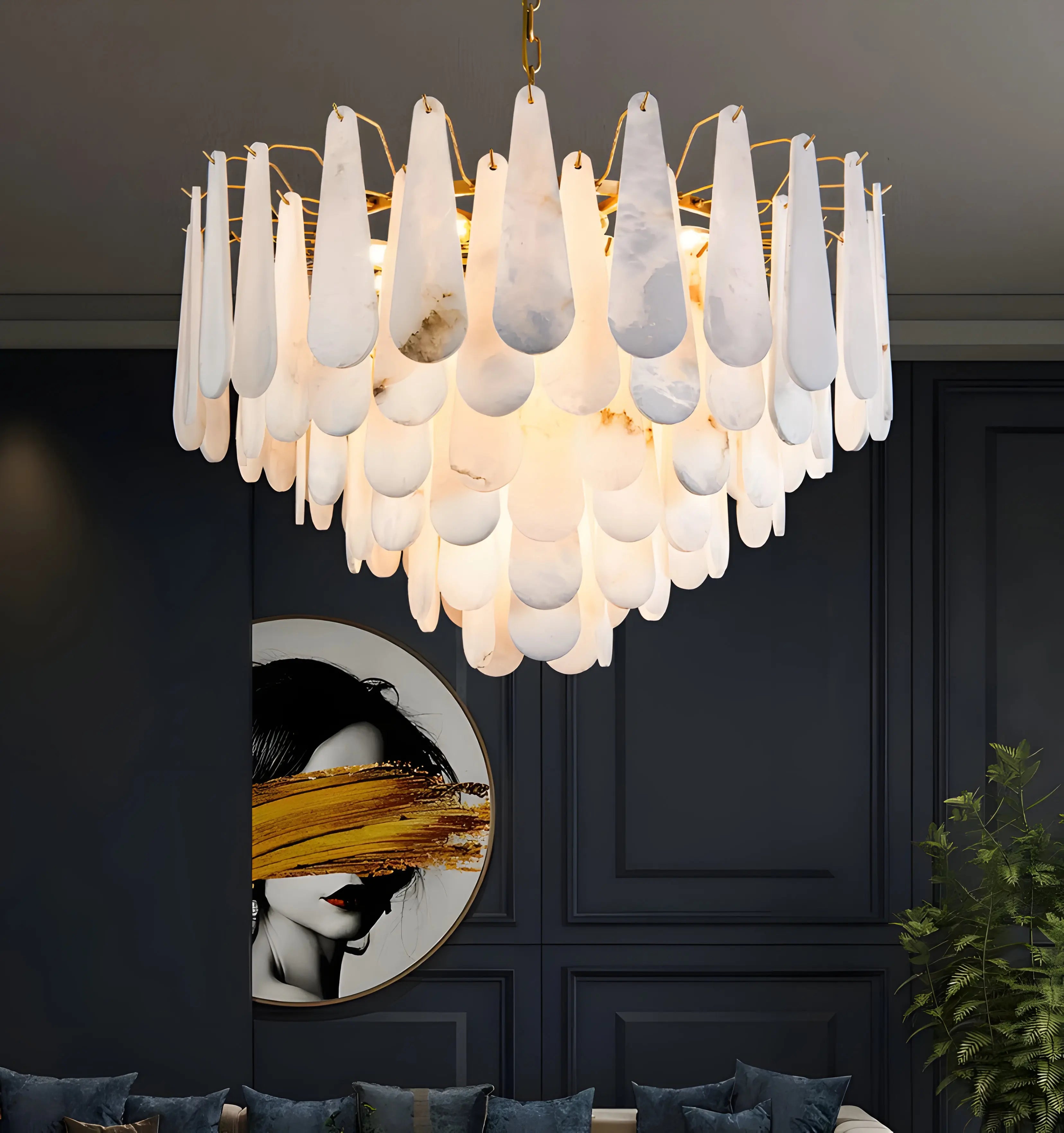 Leon Alabaster Chandelier - NexioPick