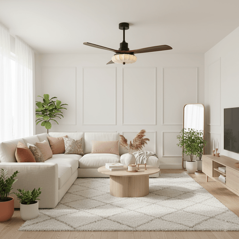Lotus Bloom Ceiling Fan Light