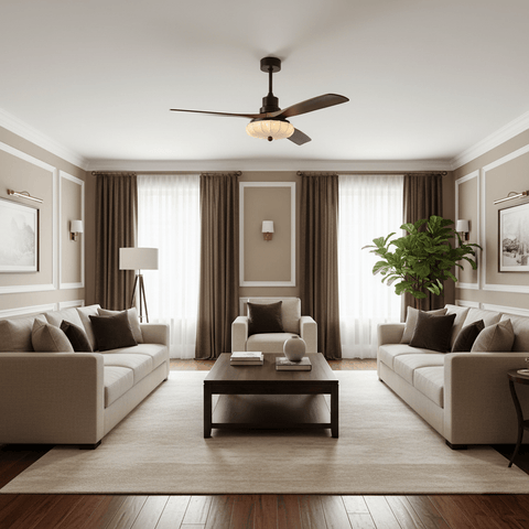 Lotus Bloom Ceiling Fan Light