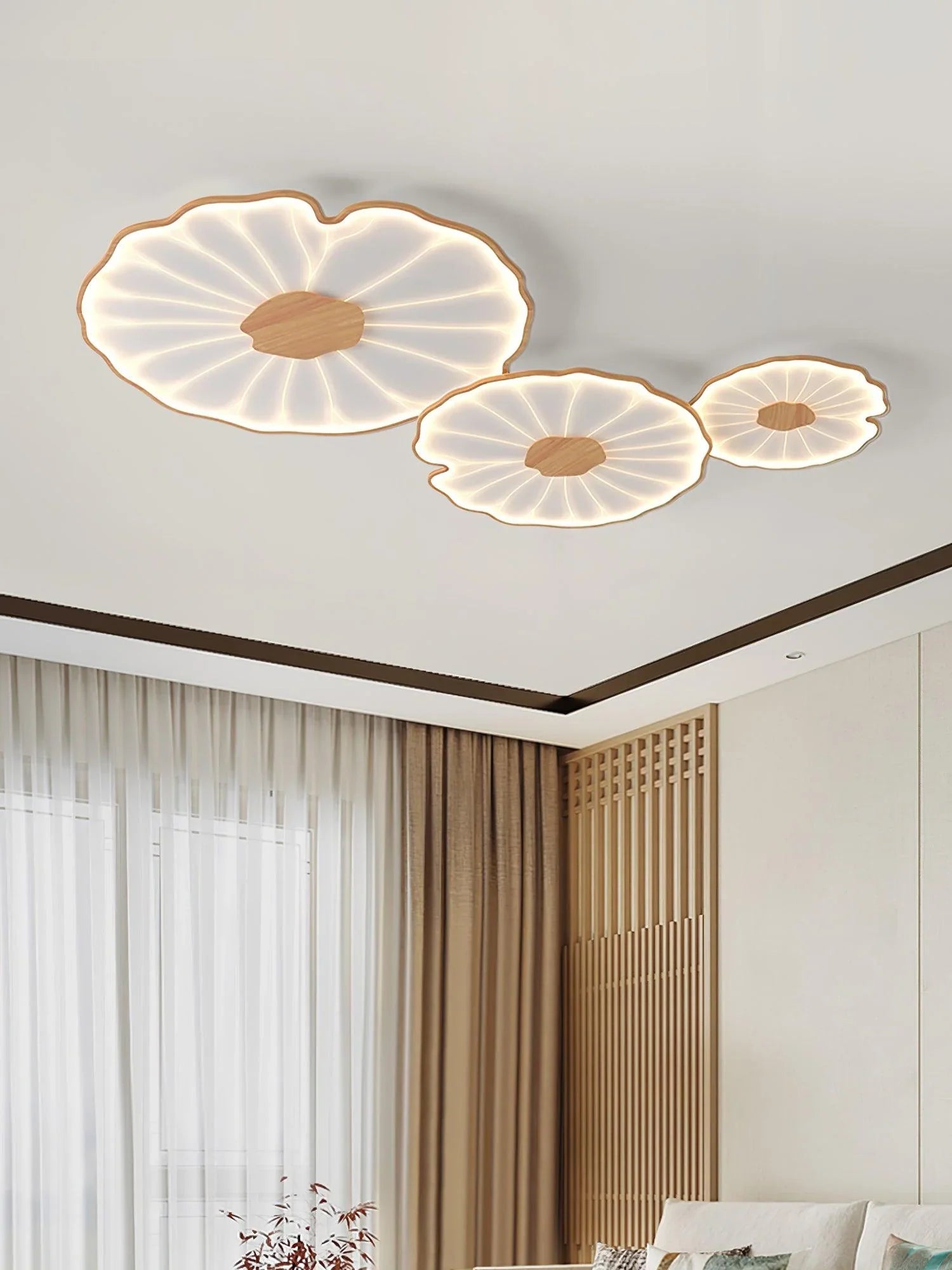 Lotus Leaf Acrylic Ceiling Lamp - NexioPick