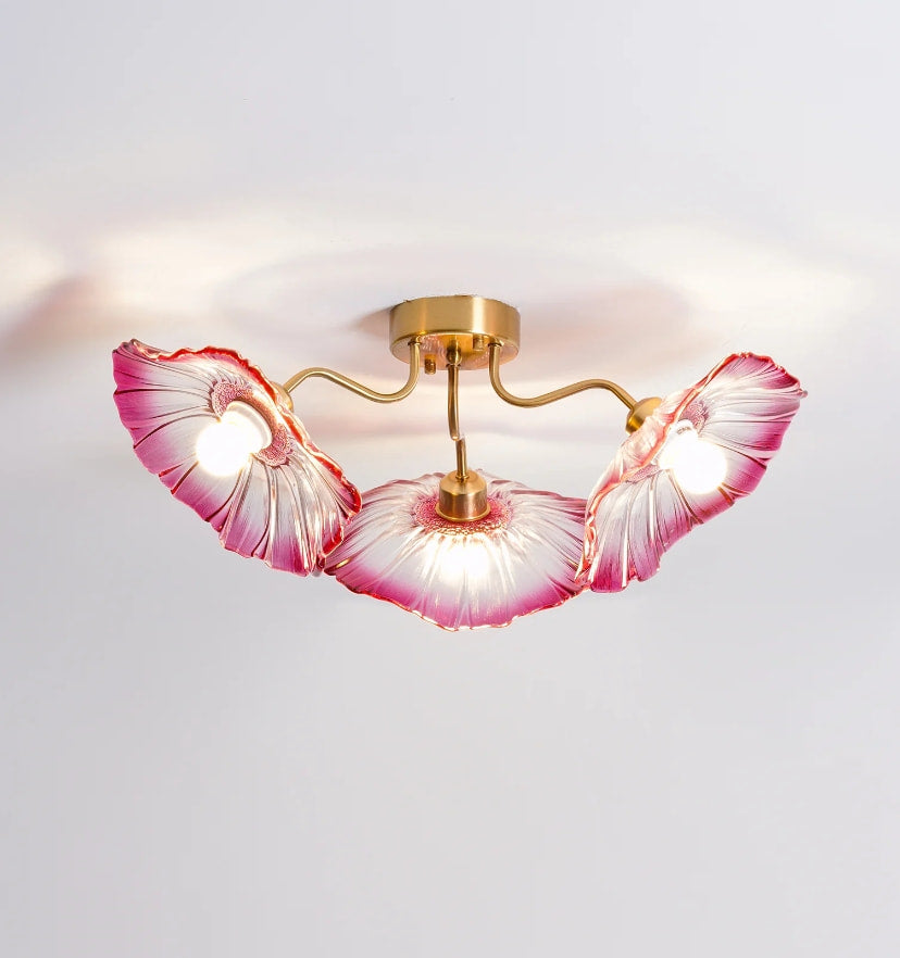 Lotus Leaf Glass Ceiling Light - NexioPick