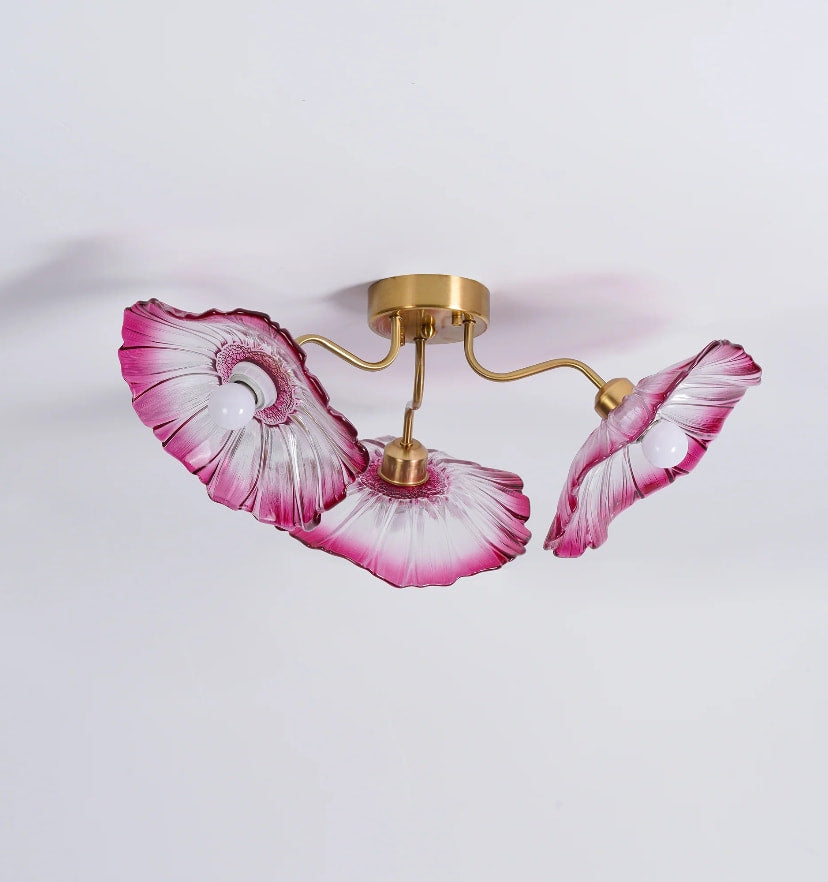 Lotus Leaf Glass Ceiling Light - NexioPick