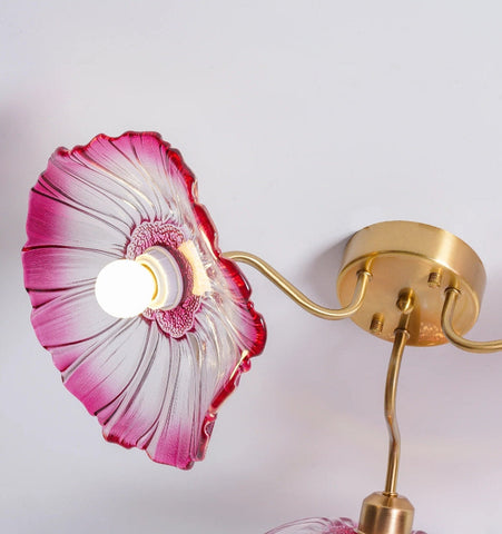 Lotus Leaf Glass Ceiling Light - NexioPick