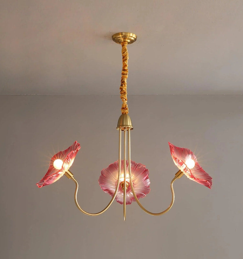 Lotus Leaf Glass Chandelier - NexioPick
