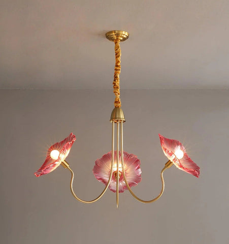 Lotus Leaf Glass Chandelier - NexioPick