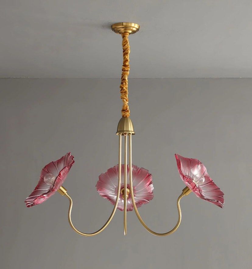 Lotus Leaf Glass Chandelier - NexioPick